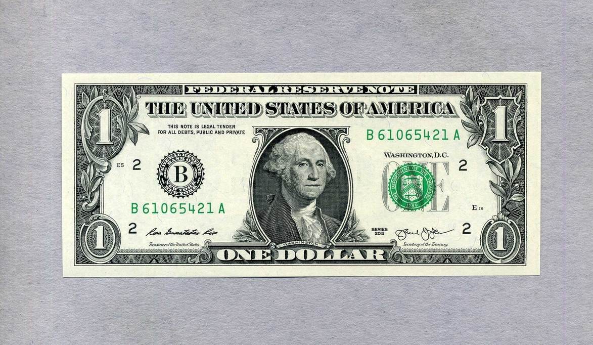 1 Dolar 2013 - B, 2013 Issue - 1 Dolar - United States of America