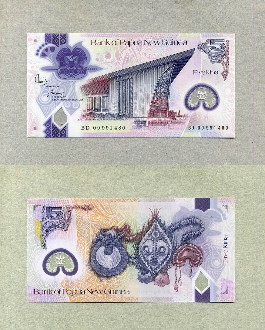 Papua New Guinea Kina unc GEM UNC MA-Shops