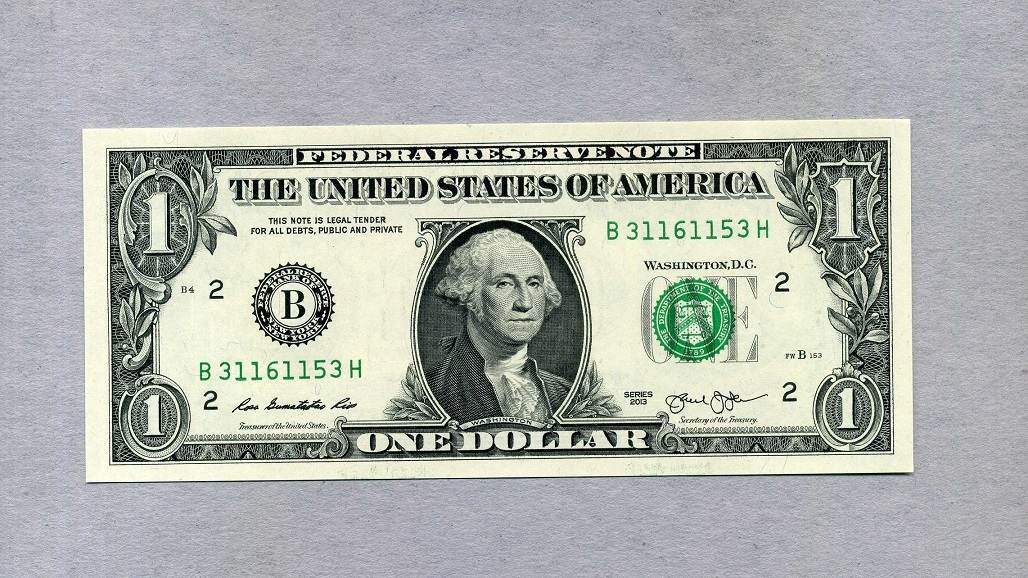 US 5 Dollars 2013 UNC Series B New York 