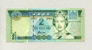 Fiji-Insel 2 Dollars P.96b -