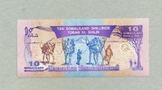 Somaliland 10 Shillings 1996 P.2b unc/kassenfrisch 3.72 US$  +  11.61 US$ shipping