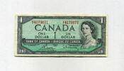 Canada 1 Dollar 1954 P.75c VF 5.20 US$  +  11.55 US$ shipping
