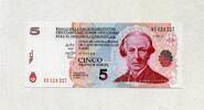 Argentinien 5 Pesos 2006 - redemption date - 30.09.2006 - Banco de la Na... 6.97 US$  +  11.61 US$ shipping