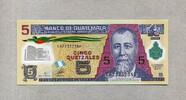 Guatemala 5 Quetzales - Polymer - -