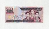 Dominikanische Republik 200 Pesos Oro 2007 P.178a - Patria Mirabal, Mine... 12.20 US$  +  11.61 US$ shipping