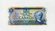 Canada 5 Dollars 1972 P.87b - Lachsfangboot - Sir Wilfrid Laurier - VF 19.63 US$  +  11.55 US$ shipping