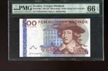 500 Kronor 2001-02 Schweden P.66a - PMG - Carl XI - Christopher Polhem - unc/kassenfrisch