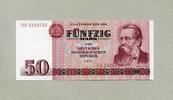 Staatsbank der DDR 1971-1989 50 Mark 1971 Ros.360a Friedrich Engels./DG unc / CH UNC