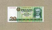 Staatsbank der DDR 1971-1989 20 Mark 1975 Ros.362b - Ersatznote YD. 1 bis 1-