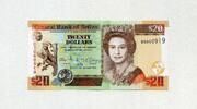 Belize 20 Dollars 01.1.2017 P.69f - Elizabeth II - Tiere von Belize - un... 38.33 US$  +  11.61 US$ shipping