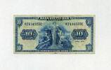 BANK DEUTSCHER L&Auml;NDER 10 Mark 22.8.1949 Ros.258 R/C - Allegorische Fraue... 17.42 US$  +  11.61 US$ shipping