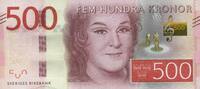 500 Kronor 2016 Schweden - New Design -/2016 - BIRGIT NILSSON - unc/kassenfrisch