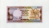 Rwanda 500 Francs P.16a - Impalas - Feldforschung - -