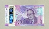 Gibraltar 100 Pounds 21.08.2015 - New Design 2017 - Erste Ausgabe in Polymer - unc / GEM UNC
