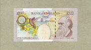 10 Pounds 2000 Grossbritannien P.389c - Charles Darwin 1809-1882 - unc/kassenfrisch