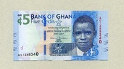 Ghana 5 Cedis New Design - 60 Jahre Central-Bank 1957-2017 - -