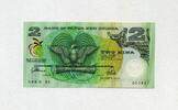 Papua New Guinea 2 Kina 1991 P.12a - Paradiesvogel Speer, geschnitzte - ... 6.79 US$  +  11.61 US$ shipping