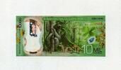 Costa Rica 10.000 Colones - Regenwald Bosque Lluvioso Orchideenblüte - Pilz - Dreifingerfaultier - Vögel - -