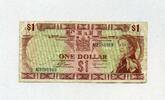 Fidschi Inseln 1 Dollar P.71b -