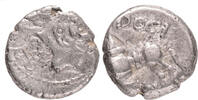 Celtic Quinarius Celtic - Gaul Central, 200 - 100 BC. AR, Quinarius -