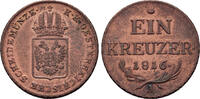 Austria 1 Kreuzer Austria. Francis I of Austria (1804-1835). Cu 1 Kreuzer 1816 A (26,5mm, 8.5g). KM 2113. -