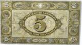 5 Franken Swiss National Bank (Schweizerische Nationalbank) 31.08.1946 Gebraucht / Umlaufspuren