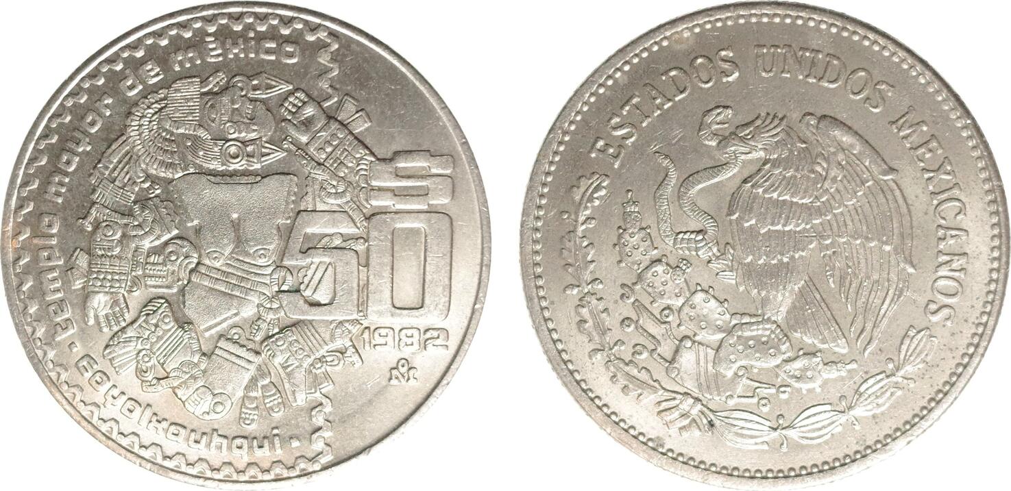 Mexiko 50 Pesos 1982 EF | MA-Shops