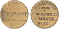 Schweiz Basel Jeton Gravieranstalt Stempel & Siegelfabrikation H. Moser Basel -