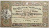Schweiz 5 Franken Note Typ Wilhelm Tell -