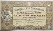 Schweiz 5 Franken Note Typ Wilhelm Tell -
