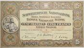 Schweiz 5 Franken Note Typ Wilhelm Tell -
