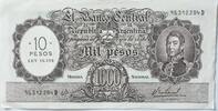 Argentinien 10 Pesos auf 1000 Pesos -