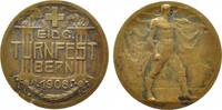 Schweiz Medaille Eidgenössisches Turnfest Bern 1906 -