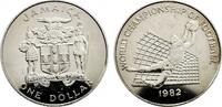 Jamaika 1 Dollar Fußball-Weltmeisterschaft 1982 -