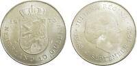 Niederlande 10 Gulden 25 Jahre Regierung von Königin Juliana der Niederlande -