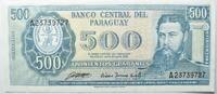 Paraguay 500 Guaranies Paraguay 500 Guaranies 1952 -