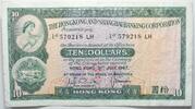 Hong Kong 10 Dollars Hong Kong & Shanghai Banking -