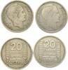Frankreich 20 Francs Französisch Algerien 2 X 20 Francs -