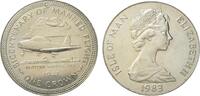 Isle of Man 1 Crown Bicentenary of manned flight - Jet plane -