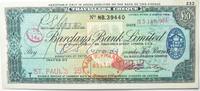 Grossbritannien Reisescheck Barclays Bank Limited Reisescheck -