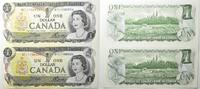 Kanada 1 Dollar 2er Block 1 Dollar Noten -