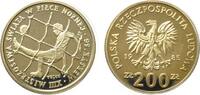 Polen 200 Zloty Fußball WM Spieler-Tor *PROBE* -
