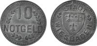 Deutschland 10 Pf. Notgeld Notmünze, Stadt Wiesbaden *Zink* -