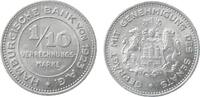 Deutschland 1/10 Wertmarke Hamburg, 1/10 Mark, 1/10 Verrechnungsmarke -