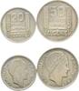 Frankreich / Algerien Lot Algerien 20 & 50 Francs -