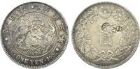 Japan 1 Yen Chinesische Gegenstempel Mutsuhito (Meiji) (1868 - 1912) -