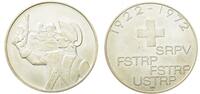 Schweiz Schützenmedaille Silbermedaille 1972. SRPV -