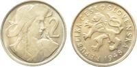 Tschechoslowakei 2 Kronen REPUBLIKA ČESKOSLOVENSKÁ, Tschechoslowakische Republik (ČSR) (1946 - 1960) -