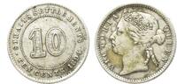 10 Cent 1894 Straits Settlements  ss
