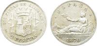 Spanien 2 Pesetas Provisorische Regierung (1868-1871) Provisional Government -